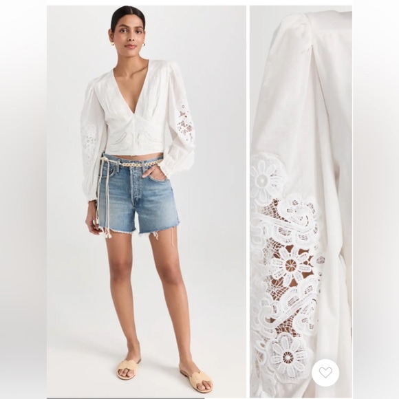 Farm Rio Long-Sleeve Lace Blouse Long-Sleeve
Lace Blouse Size XL. - Picture 11 of 17